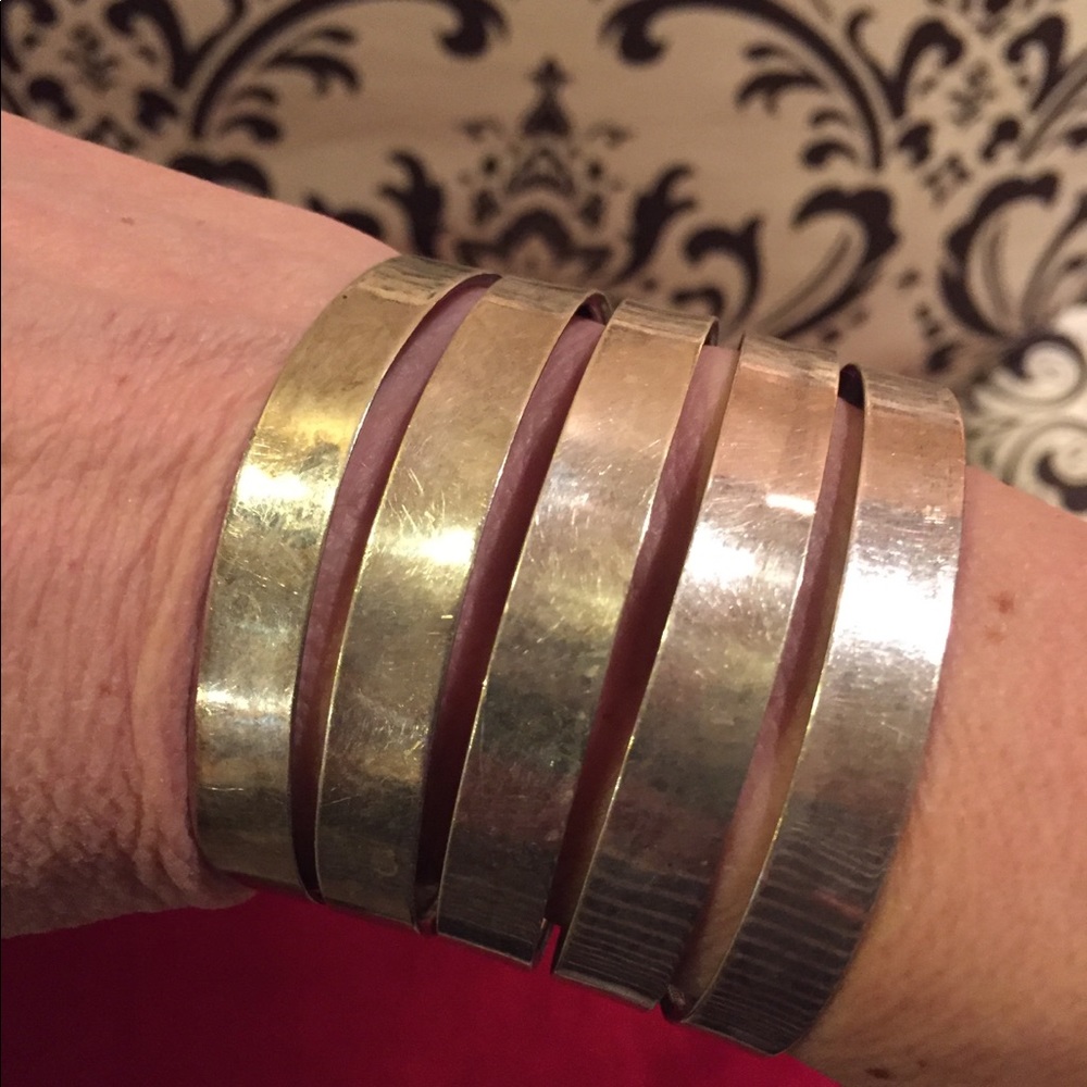 Unique Sterling Silver Bracelet Bangle